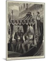 Visit of the Emperor of Austria to the King of Italy at Venice, the Host and His Guest-Godefroy Durand-Mounted Giclee Print