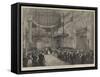 Visit of the Emperor of Austria to Venice, Ball in Honour of the Emperor at the Palace-null-Framed Stretched Canvas