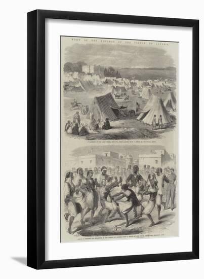 Visit of the Emperor of the French to Algeria-null-Framed Giclee Print