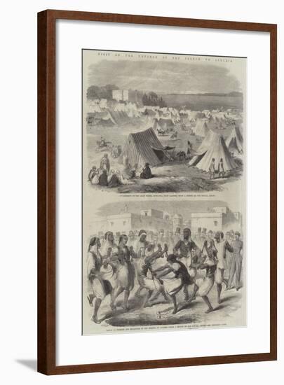 Visit of the Emperor of the French to Algeria-null-Framed Giclee Print