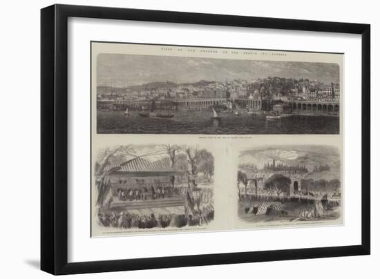 Visit of the Emperor of the French to Algeria-null-Framed Giclee Print