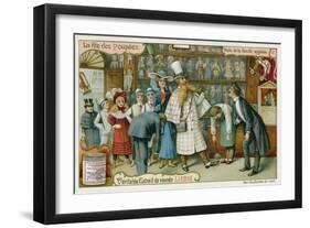 Visit of the English Family-null-Framed Giclee Print