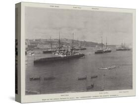 Visit of the German Emperor to Malta, the Hohenzollern Entering the Harbour, 15 November-null-Stretched Canvas