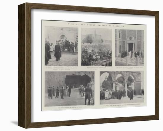 Visit of the German Emperor to Palestine-null-Framed Giclee Print