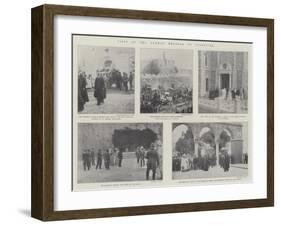 Visit of the German Emperor to Palestine-null-Framed Giclee Print