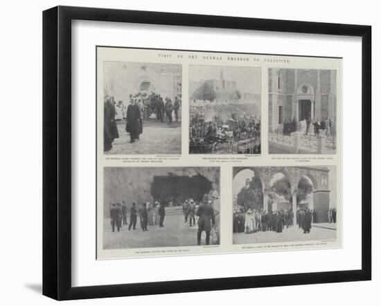 Visit of the German Emperor to Palestine-null-Framed Giclee Print