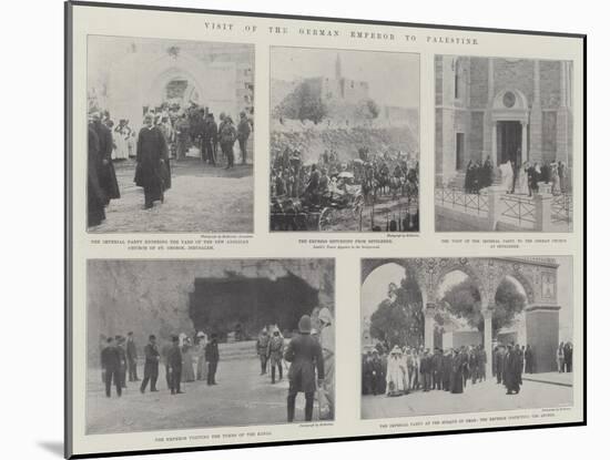 Visit of the German Emperor to Palestine-null-Mounted Giclee Print