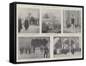 Visit of the German Emperor to Palestine-null-Framed Stretched Canvas