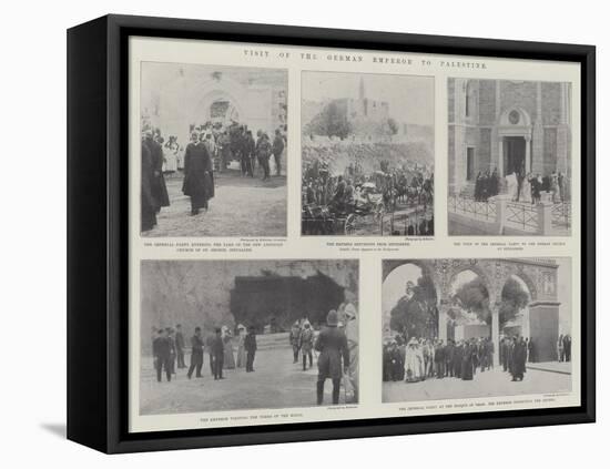 Visit of the German Emperor to Palestine-null-Framed Stretched Canvas