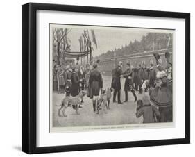 Visit of the German Emperor to Prince Bismarck, Arrival at Friedrichsruh-Amedee Forestier-Framed Giclee Print