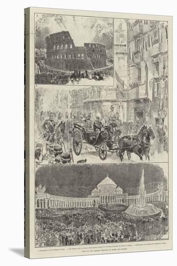 Visit of the German Emperor to Rome and Naples-null-Stretched Canvas