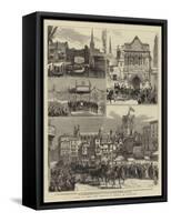 Visit of the Hrh the Prince of Wales to Norwich-null-Framed Stretched Canvas