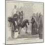 Visit of the King of Italy and the Duke of Aosta to Queen Victoria at Florence-null-Mounted Giclee Print