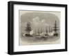 Visit of the King of Portugal to the English Channel Fleet at Lisbon-null-Framed Giclee Print