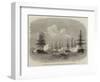 Visit of the King of Portugal to the English Channel Fleet at Lisbon-null-Framed Giclee Print
