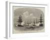 Visit of the King of Portugal to the English Channel Fleet at Lisbon-null-Framed Giclee Print