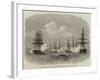 Visit of the King of Portugal to the English Channel Fleet at Lisbon-null-Framed Giclee Print