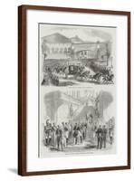 Visit of the King of Sardinia to France-null-Framed Giclee Print