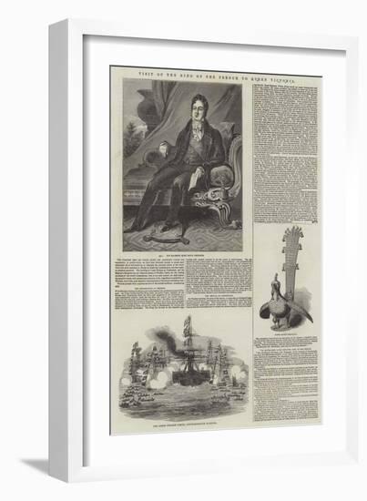 Visit of the King of the French to Queen Victoria-null-Framed Giclee Print