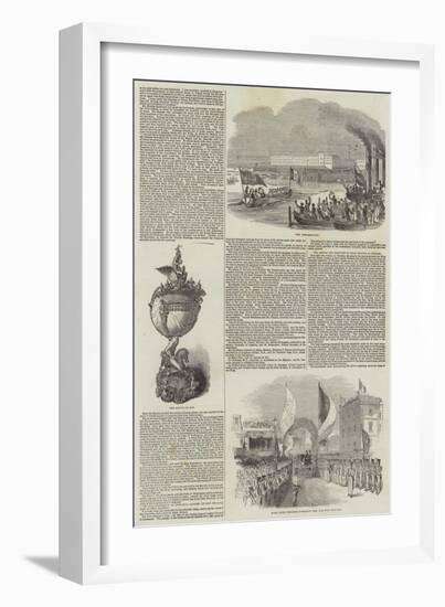 Visit of the King of the French to Queen Victoria-null-Framed Giclee Print