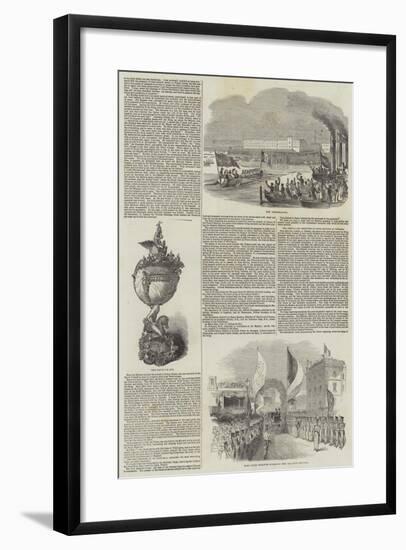 Visit of the King of the French to Queen Victoria-null-Framed Giclee Print