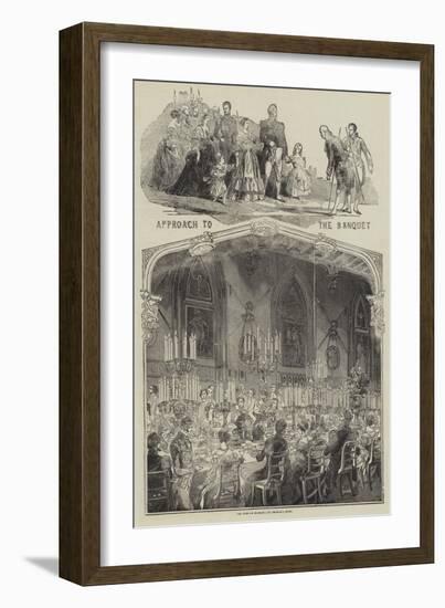 Visit of the King of the French to Queen Victoria-null-Framed Giclee Print