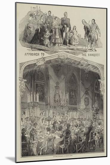 Visit of the King of the French to Queen Victoria-null-Mounted Giclee Print