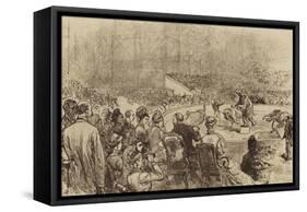 Visit of the Prince and Princess of Wales and the King and Queen of Greece, 1876-null-Framed Stretched Canvas