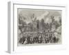 Visit of the Prince and Princess of Wales to Denmark, Arrival at the Castle of Bernstorf-null-Framed Giclee Print