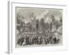 Visit of the Prince and Princess of Wales to Denmark, Arrival at the Castle of Bernstorf-null-Framed Giclee Print