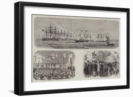 Visit of the Prince and Princess of Wales to Denmark-null-Framed Giclee Print