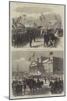 Visit of the Prince and Princess of Wales to Liverpool-null-Mounted Giclee Print