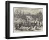 Visit of the Prince and Princess of Wales to Sweden, Elk-Shooting in the Forest of Hogtorp-null-Framed Giclee Print