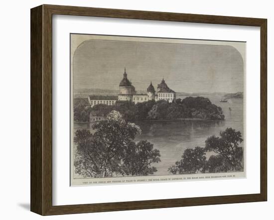 Visit of the Prince and Princess of Wales to Sweden-null-Framed Giclee Print