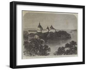 Visit of the Prince and Princess of Wales to Sweden-null-Framed Giclee Print