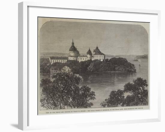 Visit of the Prince and Princess of Wales to Sweden-null-Framed Giclee Print