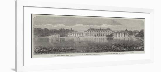 Visit of the Prince and Princess of Wales to Sweden-null-Framed Giclee Print