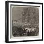 Visit of the Prince of Wales to Chester, Arrival at the Grosvenor Hotel, Eastgate-Street-null-Framed Giclee Print