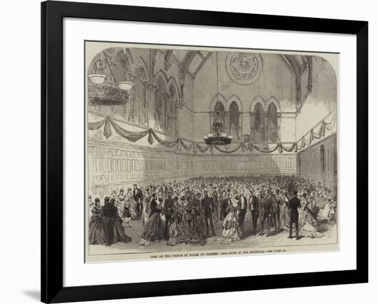 Visit of the Prince of Wales to Chester, Ball-Room in the Townhall-null-Framed Giclee Print