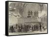 Visit of the Prince of Wales to Chester, Ball-Room in the Townhall-null-Framed Stretched Canvas