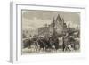 Visit of the Prince of Wales to Chester, Departure from Chester Through the City-Road-null-Framed Giclee Print