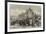 Visit of the Prince of Wales to Chester, Departure from Chester Through the City-Road-null-Framed Giclee Print