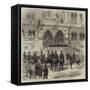 Visit of the Prince of Wales to Chester, the Prince Opening the New Townhall-null-Framed Stretched Canvas