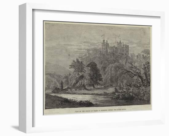 Visit of the Prince of Wales to Dunster Castle, the River Front-null-Framed Giclee Print