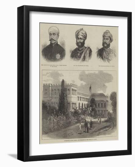 Visit of the Prince of Wales to India-null-Framed Giclee Print