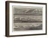 Visit of the Prince of Wales to Liverpool, Bird'S-Eye View of the Docks on the River Mersey-null-Framed Giclee Print
