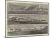Visit of the Prince of Wales to Liverpool, Bird'S-Eye View of the Docks on the River Mersey-null-Mounted Giclee Print