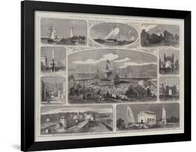 Visit of the Prince of Wales to North America, His Royal Highness at Hamilton, Canada West-null-Framed Giclee Print