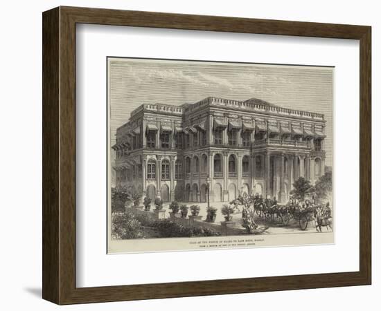 Visit of the Prince of Wales to Sans Souci, Bombay-null-Framed Giclee Print