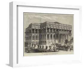 Visit of the Prince of Wales to Sans Souci, Bombay-null-Framed Giclee Print